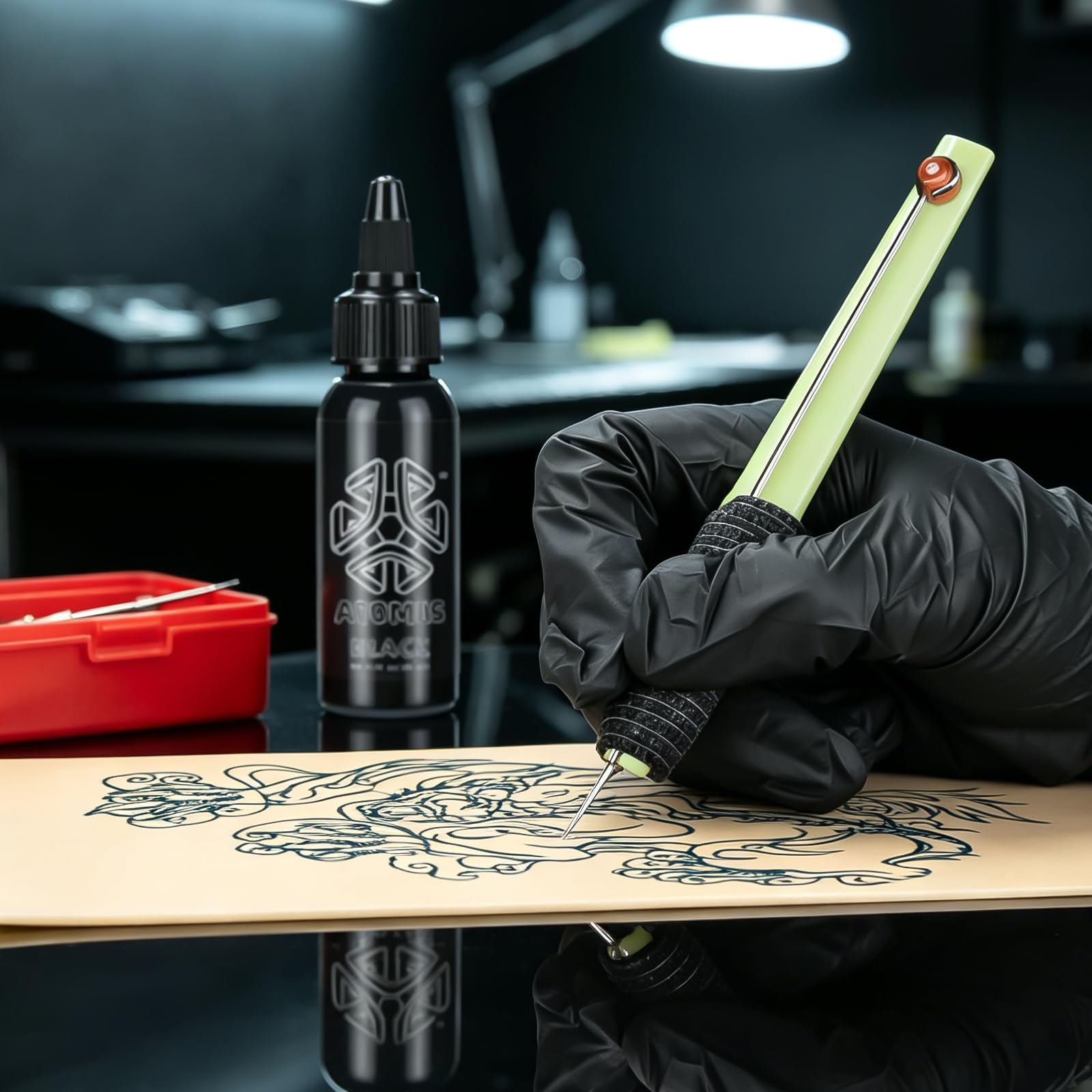 Amazon | ATOMUS タトゥー手刺しキット 手動タトゥーペンセット 練習用